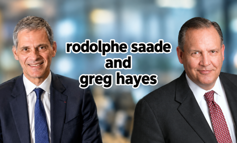 Rodolphe Saade and Greg Hayes